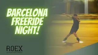 Freeskate patinando y ILUMINANDO Barcelona