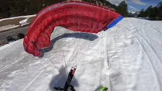 Speedriding glacier des diablerets