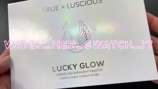 True + Luscious Lucky Glow | Bronzer Blush & Highlighter Palette | Swatched | Quick Video