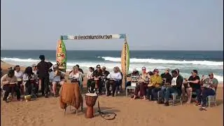 Beach teambuilding activities South Africa Djembe Drumming #beachteambuilding #drumming