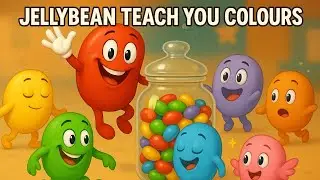 Jellybean teaching you colors | color song for kids| nursery rhyme