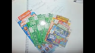 SCRATCHCARD BATTLE GBS v NATASHA. 💎 UK SCRATCHCARDS COLLABORATION #UK #SCRATCHCARDS