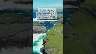 Enjoy the drone flying over Ireland 🇮🇪, Kilkee Cliffs. #shorts #drone #nature #ireland #cliffs