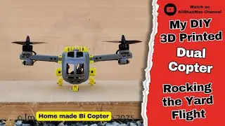 Talon 1 - 3d Printed DIY Bi-Copter Dual Copter Flight with Tuned PIDs