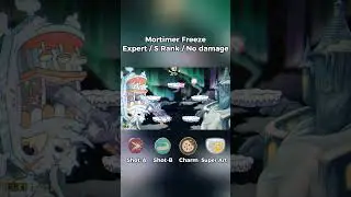 Cuphead DLC - Mortimer Freeze / Expert / No Damage / S Rank #cuphead
