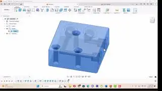 3D Modeling of Hydraulic routing monoblock in Fusion 360