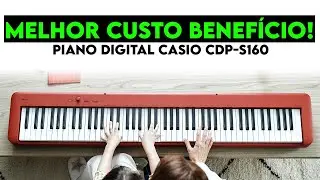 PIANO DIGITAL CDP-S160! O PIANO INICIANTE MAIS COMPLETO! Review Completo