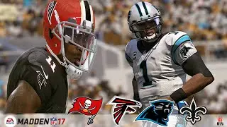 Official Madden 17 Ratings  |  Panthers, Falcons, Saints + Buccaneers