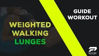 Weighted Walking Lunge &ndash; Hip Thrust Belt | PRO-FIT LIVES Workout