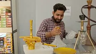 Alshan best 4 pipe hukka with unique accessories and dense smoke hukka#viral #hookah#clubbing#shisha