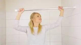 Duschvorhangstange ohne Bohren anbringen - So einfach geht's!