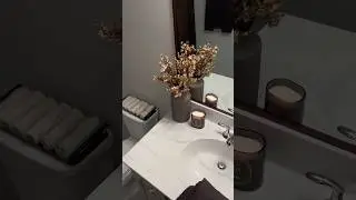 уютный декор гостевой ванной комнаты #декор #декорваннойкомнаты #домашнийдекор #уютный #shortsfeed