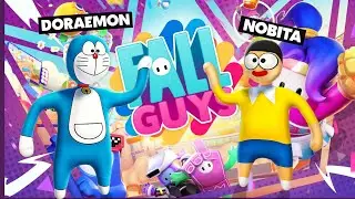 DORAEMON And NOBITA In FALL GUYS In HFF