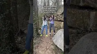 Again hiking instead of getting married and having kids #travelfriends #womentravel #hike
