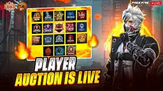 🔴[MARATHI] PLAYER AUCTION IS LIVE || MAHARASTRA CITY WARS || FreeFireMax #citywar #live