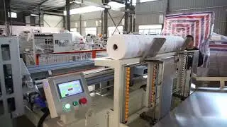 2 color printing maxi roll paper glue lamination machine line