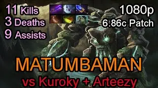 Matumbaman Tiny 6.86 vs Kuroky & Arteezy Pub Ranked Full Game