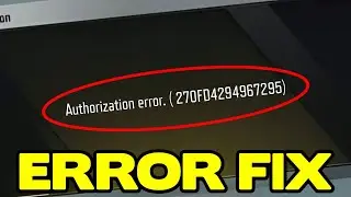 HOW TO FIX AUTHORIZATION ERROR 