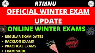 Rtmnu Winter Exams Online | Official Schedule Released | Nagpur University Winter 2021 Exams Online