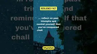 When you feel resilient you must...