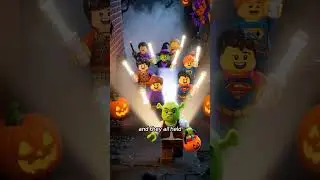 Lego Halloween Safety Shorts 👻 Shrek Finds: Trick-or-Treat Together, No Fear!  #lego #safetytips