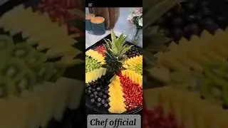 how to make fruiti platter l easy recipe by Chef official