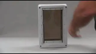 Ideal Pet Products Designer Series Ruff Weather Pet Door Demo
