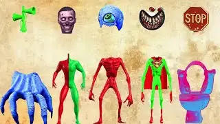 WRONG HEADS SIREN HEAD ACA HURRICANE, SIREN HEAD HOUSE, SIREN HEAD BRAIN EYE, OCTOPUS, SIREN HEAD