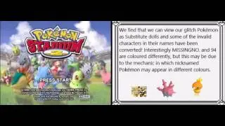 Sending glitch Pok&eacute;mon to English Stadium 1 and 2 (request)
