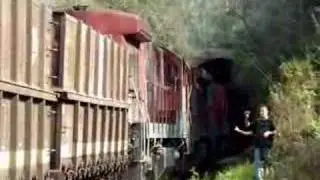 Triplex de C30-7 Ferrovia do trigo