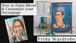 DIY Paint Blending & IOD Transfers for Frida