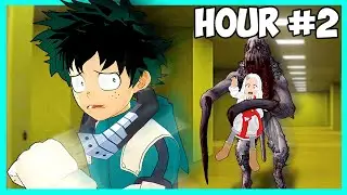 Deku Survived 24 Hours in The BACKROOMS.. (MHA VR)