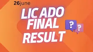 LIC ADO FINAL RESULT 2023 | 26 JUNE | CONFIRM | ALL DIVISION |