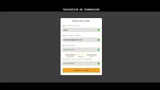 CODE NEXUS: | Create a 7-validation form using HTML, CSS, and Javascript.