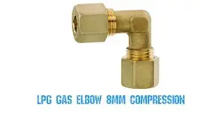 LPG Gas Elbow 8mm Compression