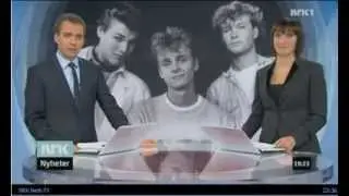 a ha on Norwegian TV News 29 11 2010