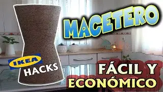 IKEA HACKS MACETERO GRANDE  ( f&aacute;cil y econ&oacute;mico )  brico deco DIY