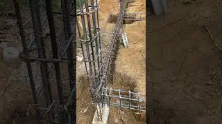 Tie Beam Installation #construction #shortsviral