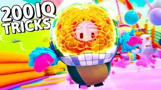 10 MINUTES OF 200 IQ PLAYS & TRICKS IN FALL GUYS!! 😎