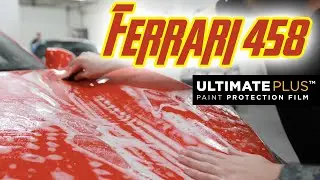 Ferrari 458 fully protected with XPEL ULTIMATE PLUS PPF
