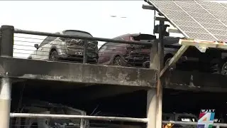 Jacksonville officials dispel rumor that garage fire at airport was started by a Tesla