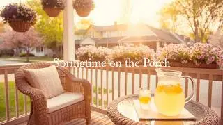 Spring Front Porch Jazz | Small Town Vibes, Lemonade, & Smooth Jazz for Relaxing