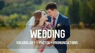 Wedding & Marriage Vocabulary in English | Beginner | Intermediate | Advanced