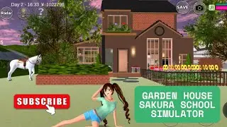 GARDEN HOUSE SAKURA SCHOOL SIMULATOR 🤩 #sakuraschoolsimulator 