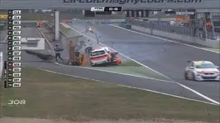 Peugeot 308 Racing Cup 2017. Race 2 Circuit de Nevers Magny-Cours. Huge Crash