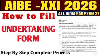 Aibe 21 undertaking form kaise bhare || aibe 21 form kaise bhare