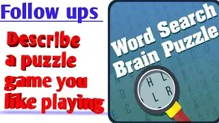 Describe a puzzle game you like playing | Ielts Speaking latest cue card from may to Aug 2021