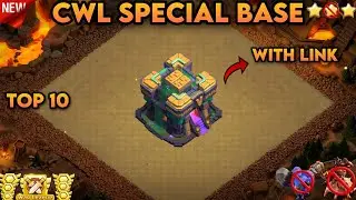 NEW TH14 CWL BASE WITH LINK NEW TOP 10 BASE DESIGN 2022!! ANTI 2 STAR BASES