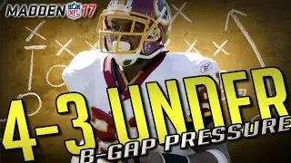 Madden 17 Best Blitz 4-3 Under Fast B-Gap Pressure