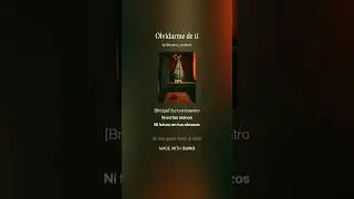 Olvidarme de ti
